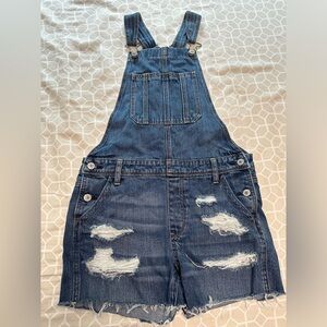 American Eagle blue denim overalls or jumpsuit size extra small